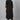 Black Color Crepe Fabric Regular Wear Readymade Kurti With Bottom