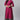 Art Silk Fabric Casual Wear Readymade Top Bottom Set In Rani Color