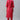 Regular Wear Red Color Art Silk Fabric Readymade Top Bottom Set