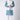 Blue Color Cotton Fabric Wedding Wear Kurta Pyjama With Jacket