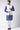 Wedding Wear Cotton Fabric Blue Color Kurta Pyjama With Waist Coat