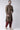 Fancy Fabric Wedding Wear Indo Western For Man In Brown Color