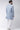 Sky Blue Color Reception Wear Indo Western For Man In Fancy Fabric