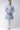 Sky Blue Color Reception Wear Indo Western For Man In Fancy Fabric
