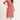 Daily Wear Cotton Fabric Red Color Ingenious Printed Designs Kurti