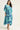 Rayon Fabric Casual Wear Cyan Color Stunning Printed Kaftan Kurti