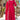 Fascinating Rani Color Casual Wear Anarkali Style Top Bottom Dupatta Set In Rayon Fabric