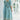 Marvelous Cotton Fabric Casual Wear Anarkali style Top Bottom Dupatta Set In Sky Blue Color