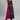 Magenta Color Crepe Fabric Casual Wear Charming Top With Bottom