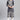Grey Color Intricate Printed Work Casual Wear Top Bottom Set In Rayon Fabric