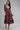 Riveting Printed Cotton Fabric Kurti In Maroon Color