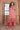 Sophisticated Red Chinon Readymade Kurti