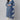 Cotton Printed Contemporary Style Blue Top Bottom Dupatta Set