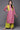 Exclusive Pink Color Velvet Fabric Festive Wear Wooven Work Top With Bottom Set