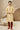 Splendiferous Beige Color Banarasi Art Silk Fabric Sangeet Wear Readymade Kurta Pyjama For Men