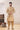 Golden Color Silk Fabric Readymade Indo Western For Men