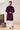 Silk Fabric Purple Color Festive Wear Trendy Readymade Men Kurta Pyjama