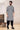 Grey Color Silk Fabric Festive Wear Captivating Readymade Kurta Pyjama For Men