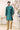 Beautiful Teal Color Wedding Wear Readymade Indo Western For Men In Banarasi Jacquard Fabric