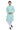 Georgette Cyan Color Wedding Wear Readymade Designer Men Kurta Pyjama