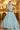 Sober Embroidered Work On Georgette Lehenga In Cyan Color