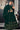 Creative Sequins Work On Lehenga In Dark Green Color Georgette Fabric