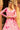 Shibori Printed Designs On Pink Color Cotton Fabric Party Wear Mesmeric Gown