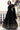 Captivating Black Color Georgette Fabric Gown With Dupatta