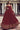 Fantastic Georgette Fabric Maroon Color Gown With Dupatta