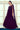 Purple Color Lovely Look Georgette Readymade Gown With Dupatta
