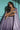 Chinon Fabric Purple Color Party Wear Stylish Embroidered Readymade Long Gown