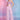 Exclusive Pink Color Georgette Fabric Sequins Work Party Wear Readymade Designer Co Ord Set With Shurg