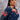 Georgette Fabric Navy Blue Color Floral Embroidered Fantastic Lehenga