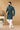 Gorgeous Teal Color Cotton Fabric Reception Wear Fancy Readymade Kurta Pyjama For Men