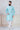 Enriching Cyan Color Art Silk Fabric Festive Wear Designer Readymade Kurta Pyjama For Men
