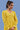 Exclusive Yellow Color Cotton Jacquard Fabric Party Wear Designer Readymade Fusion Kurta Set