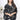 Trendy Muslin Fabric Black Color Poncho style Top With Bottom