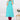 Blue Color Patterned Printed Cotton Kurti