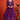 Appealing Sequins Work On Georgette Gown With Dupatta In Purple Color