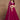 Georgette Fabric Sangeet Wear Embroidered Lehenga Choli In Rani Color
