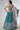 Sequins Work Occasion Wear Lehenga Choli In Teal Georgette Fabric