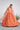 Organza Fabric Orange Color Designer 3 Piece Lehenga Choli With Printed Designs