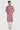 Peach Color Printed Work Festival Wear Kurta Pyjama In Cotton Fabric