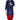 Dhupion Silk Fabric Navy Blue Color Function Wear Dhoti Style Kurta Pyjama
