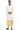 White Color Dhupion Silk Fabric Function Wear Dhoti Style Kurta Pyjama