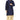 Navy Blue Color Dhupion Silk Fabric Function Wear Elegant Dhoti Style Kurta Pyjama