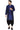 Function Wear Navy Blue Color Dhupion Silk Fabric Dhoti Style Kurta Pyjama