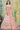 Sangeet Wear Peach Color Embroiderede Work Lehenga In Net Fabric