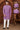 Beautiful Purple Color Georgette Fabric Sangeet Wear Indo Western For Men