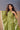 Radiant Green Color Printed Cotton Fabric Kaftan Style Kurti